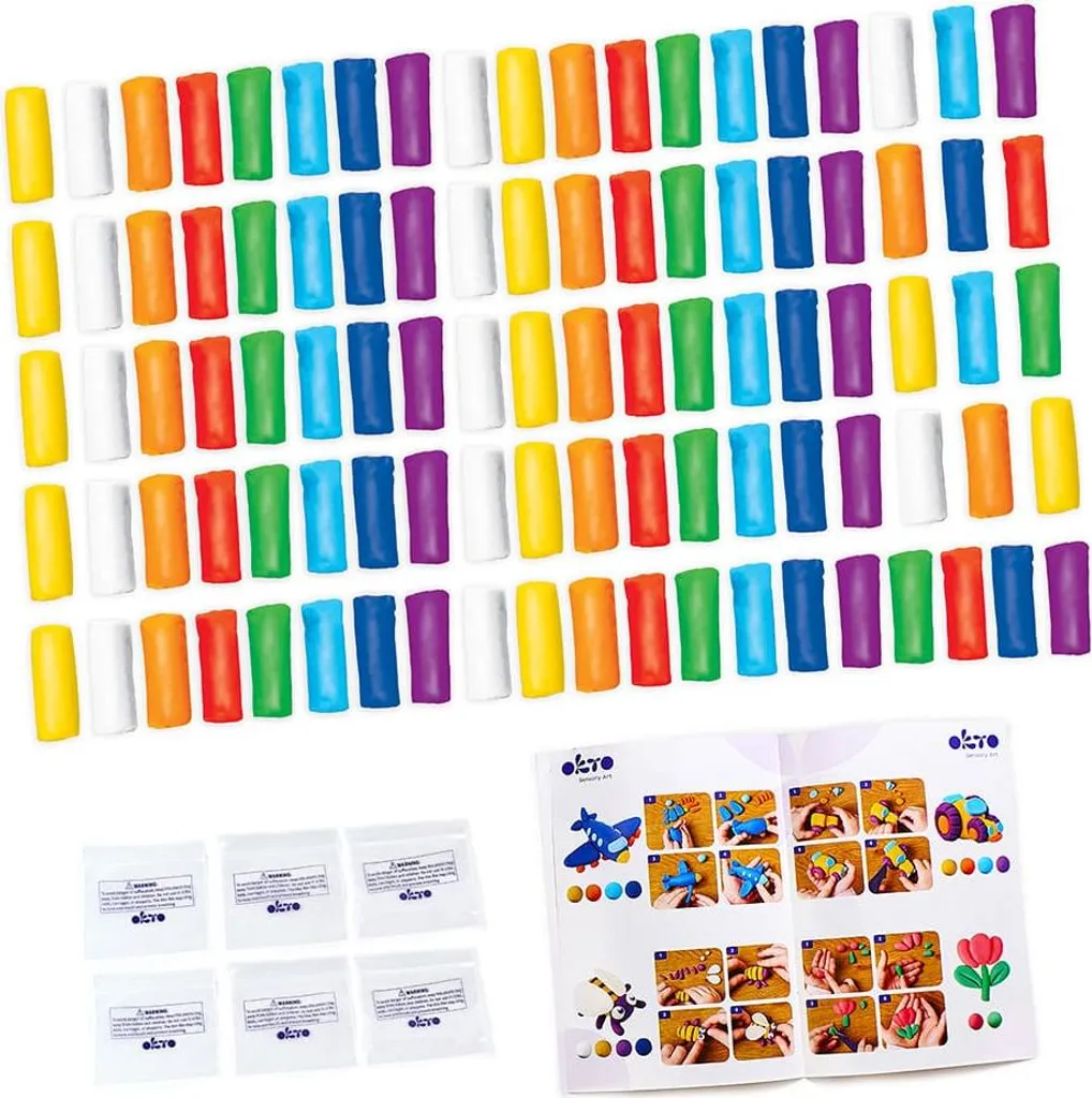 Pâte à modeler colorée kit de 96 pièces pour ateliers de modelage