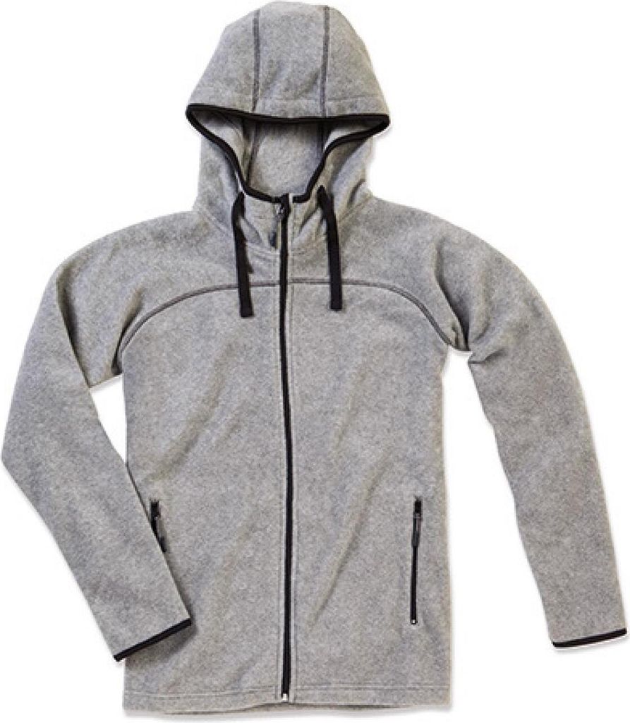 Stedman - Active Power Fleece Jacket - Grey Heather - S