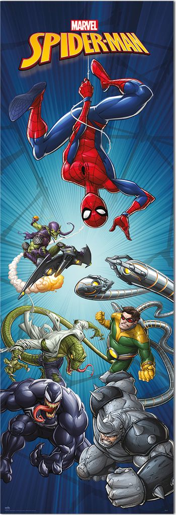 Erik Editores Marvel Spiderman Türposter    One Size Produktbild 