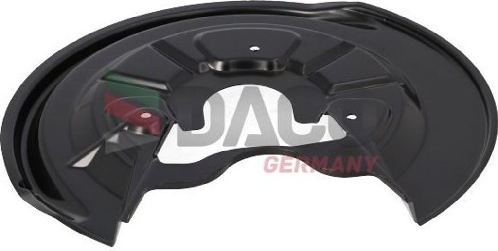 DACO Germany Spritzblech Bremsscheibe für VW Golf V Schrägheck (1K1) GOLF VI (5K1) TOURAN (1T1, 1T2) GOLF PLUS (5M1, 521) TOURAN (1T3) Jetta Mk5 ...