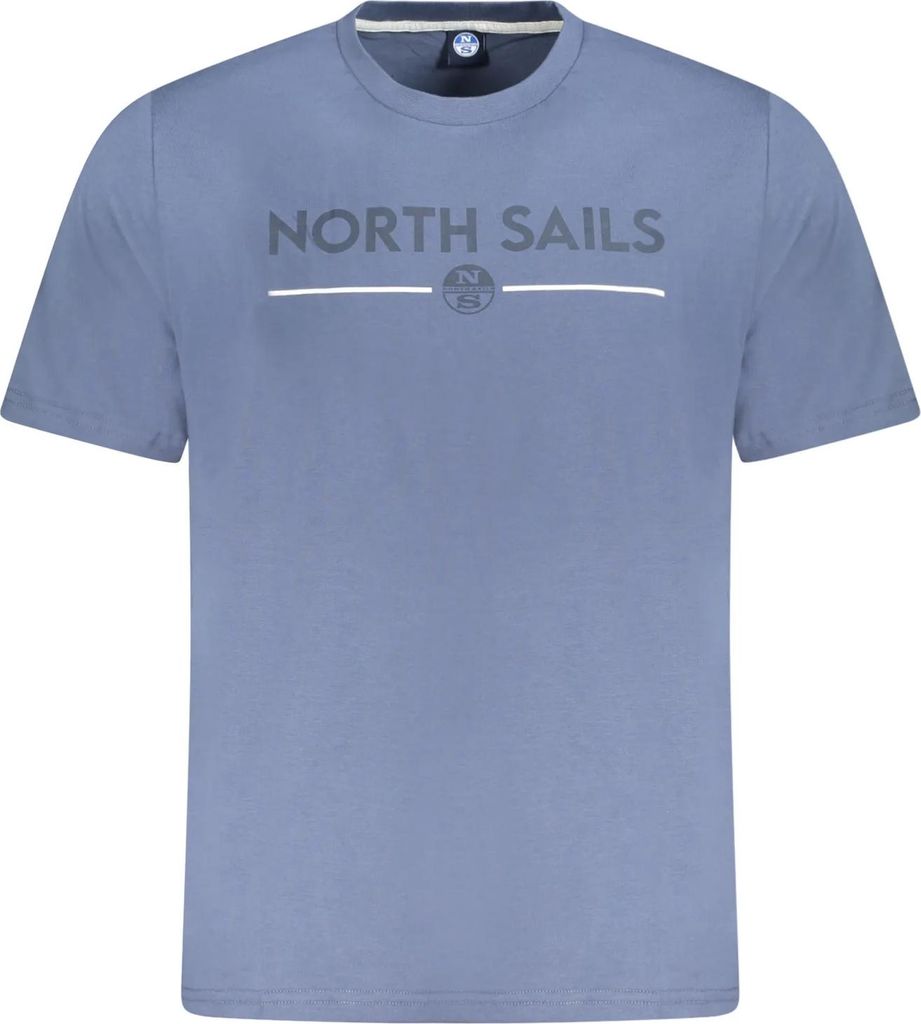 North Sails Herren KURZARM-T-SHIRT Blau 996027000_BL0772 : Größe - S Größe: S