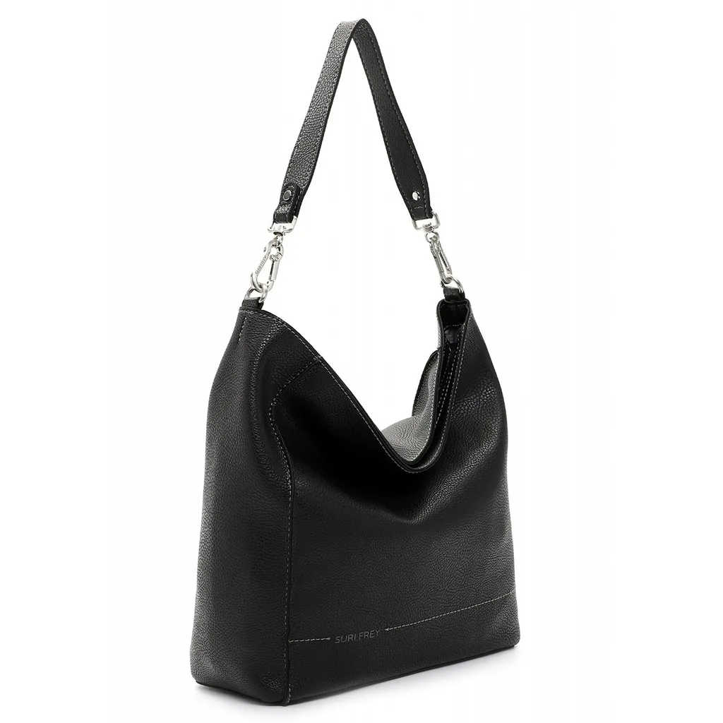 SURI FREY Misty: Borsa Hobo Nera in Similpelle - Qualità Garantita - 2