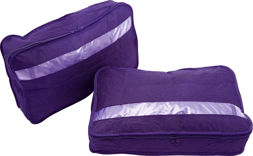 Design Go Piega Magliette Viola - Accessorio Salvaspazio per Valigie