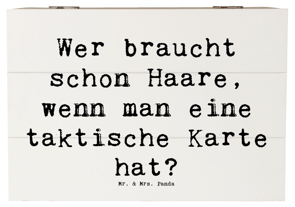 Mr. & Mrs. Panda Erinnerungsbox Spruch Fußballtrainer Einzigartig 22 x 15 cm - Weiß - Geschenk, Geschenkbox, Inspiration, Kiste mit Deckel, Team,...