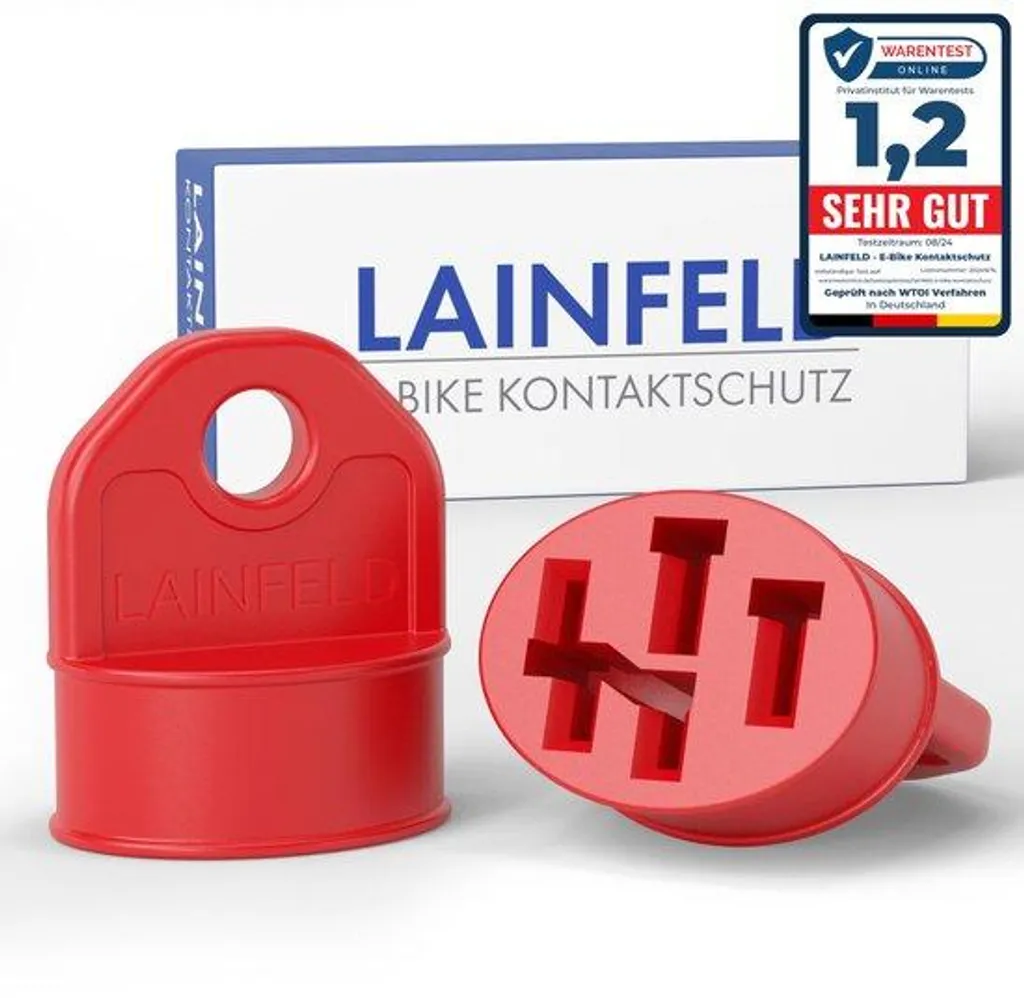 Housses pour Chargeur de Vélo Électrique, Protection Pluie Rouge (x2)