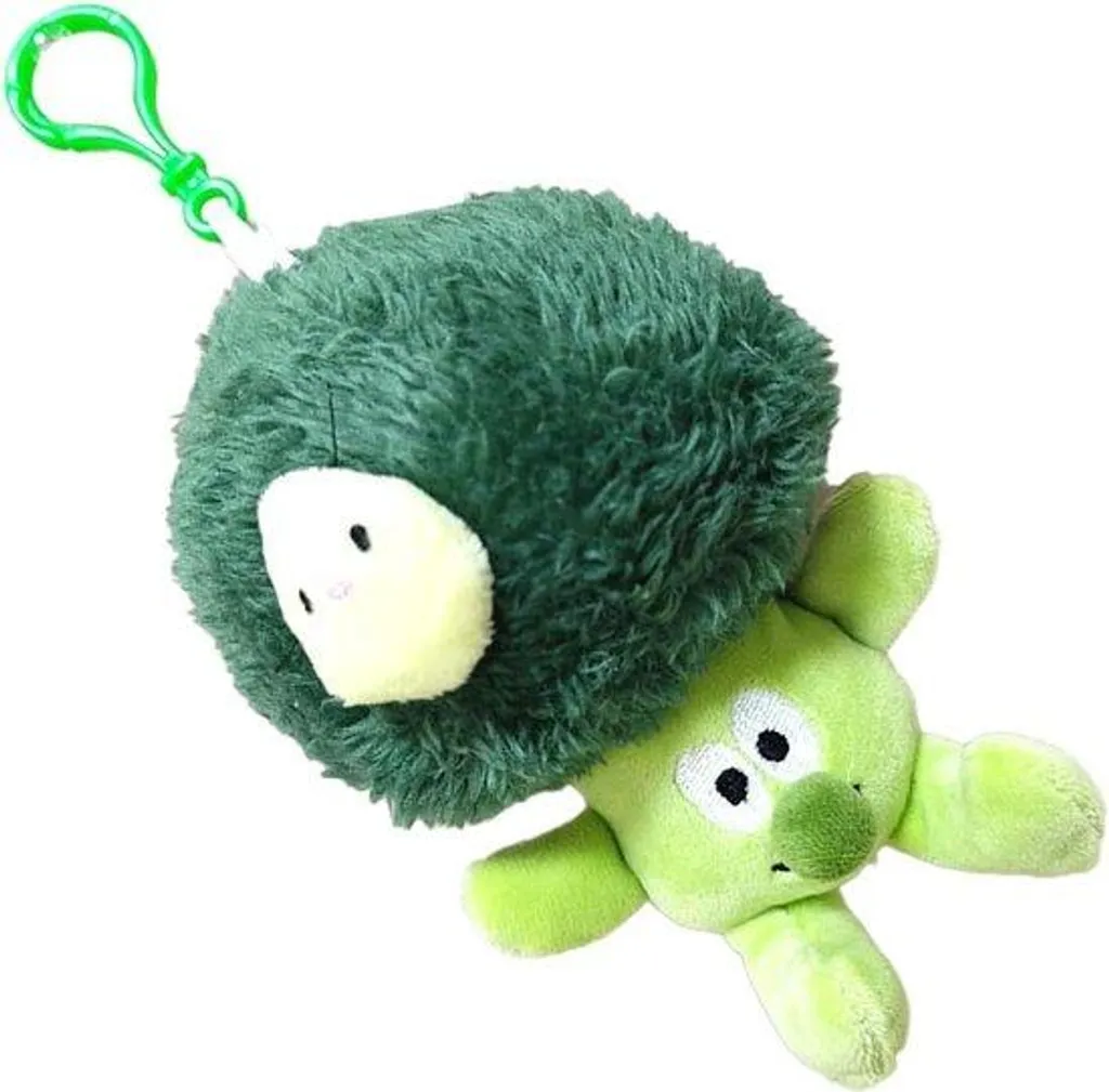 Peluche brocoli portable anti-stress ultra douce pour garder le moral