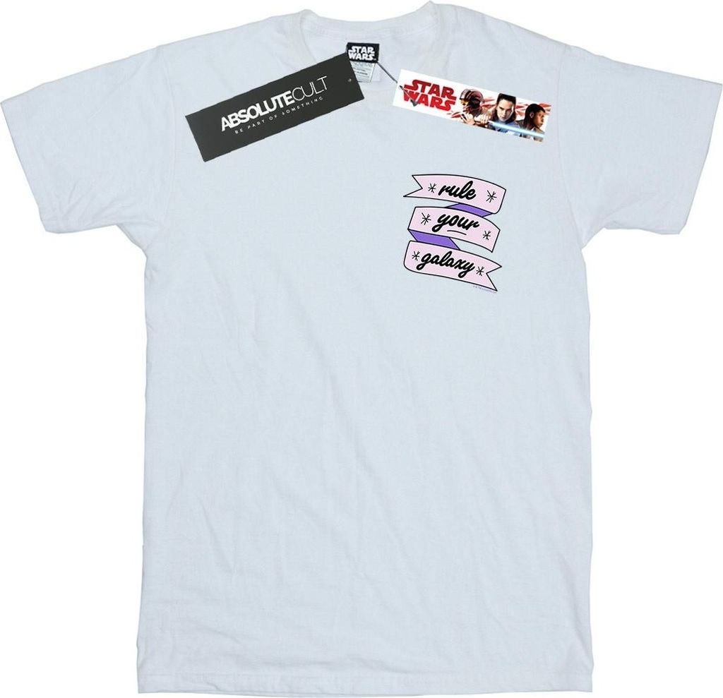 Star Wars - "Rule Your Galaxy" T-Shirt für Herren BI46316 (S) (Weiß)