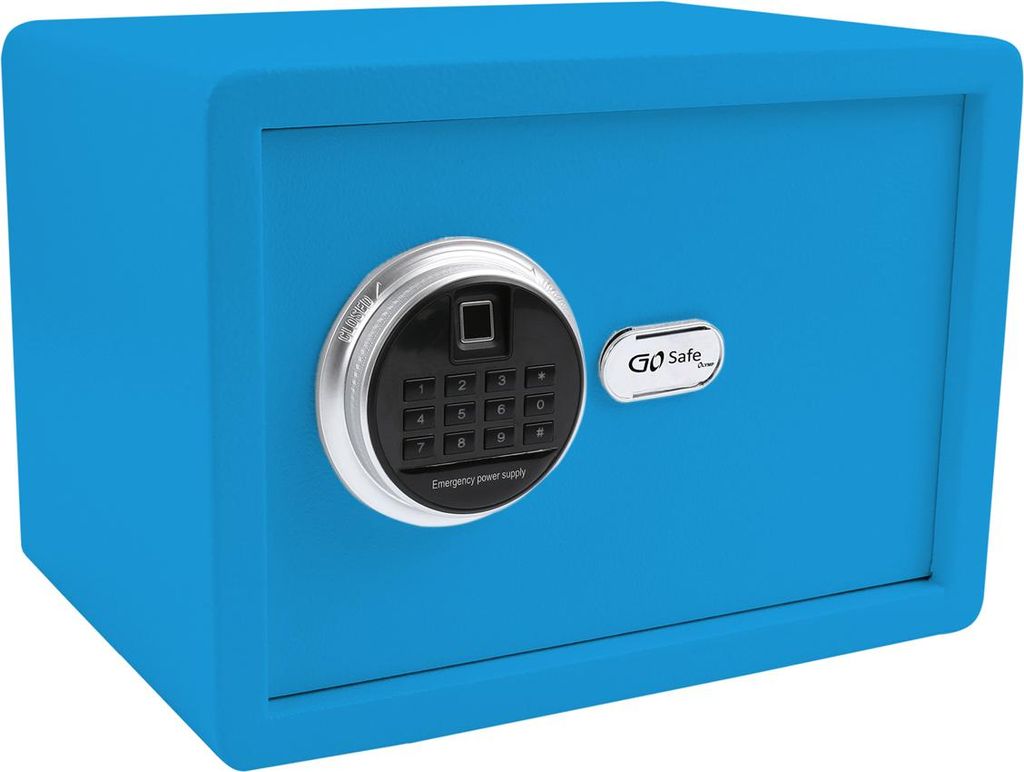 Olymp GOsafe Tresor 120FP mit Code, FP 8kg blau