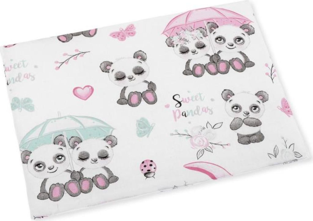 Coussin pour bébé, pour lit de bébé - 42x32 cm (fin) - Rose Image du produit 