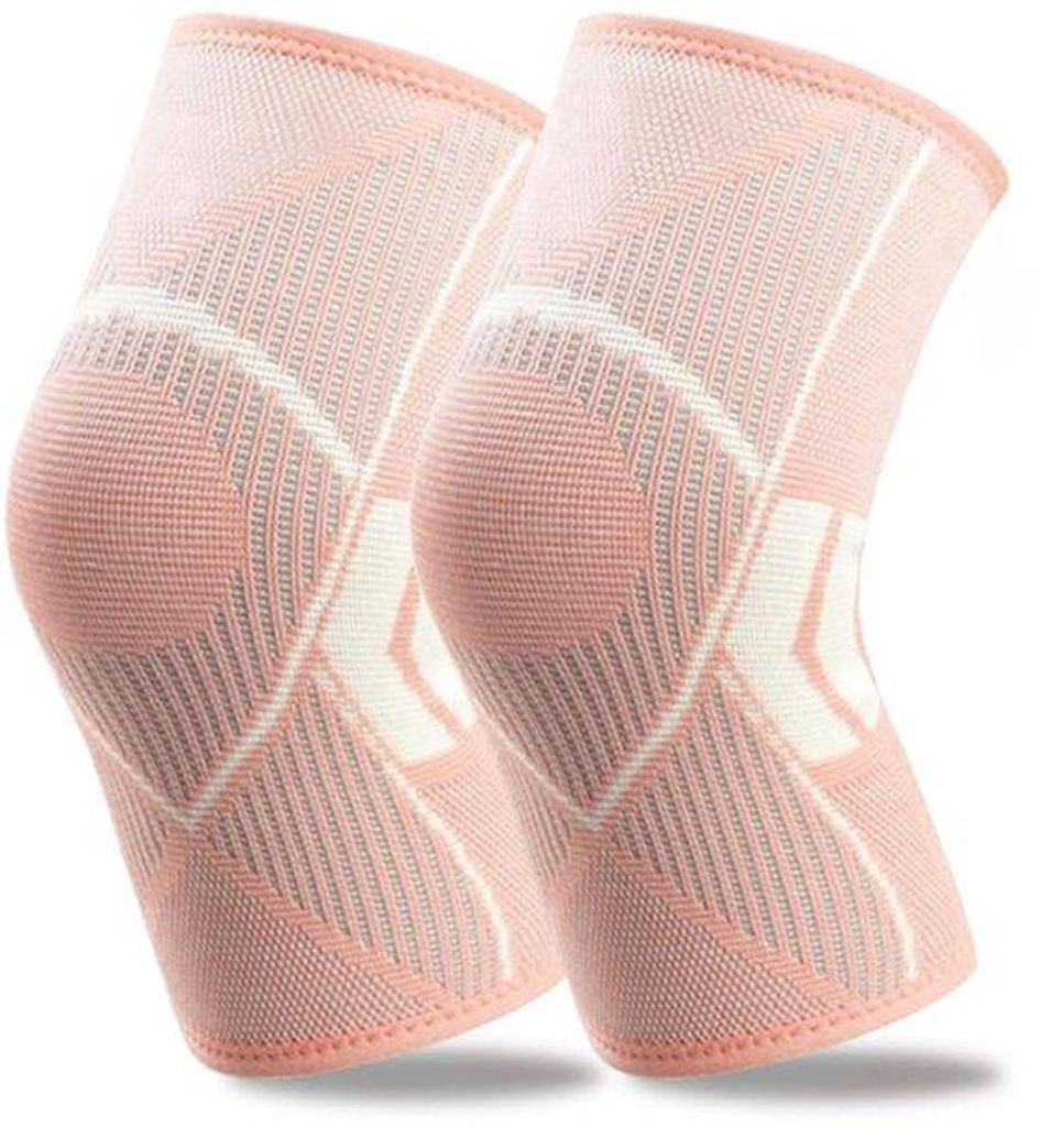 Kniebeschermers 2-delige Kunststoffbandages für Männer und Frauen mit Kompression für Meniskusschäden, Gelenkschmerzen, laterale Kniebandverlet...