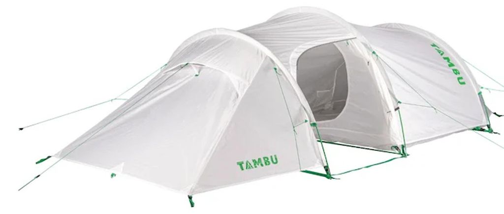 TAMBU Outdoor Camping Zelt für 2-3 Personen nachhaltiges Trekkingszelt wasserdicht aus recyceltem Material & ultraleicht