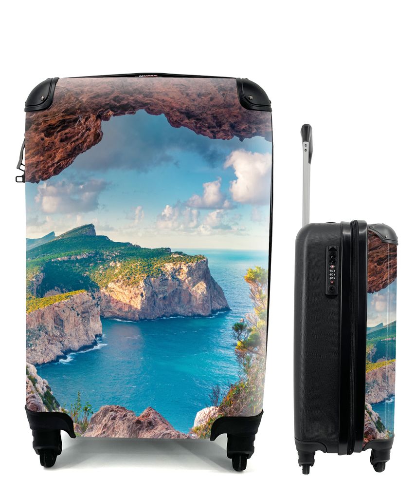 MuchoWow® Koffer Handgepäck Trolley Rollkoffer Kleine Produktbild 
