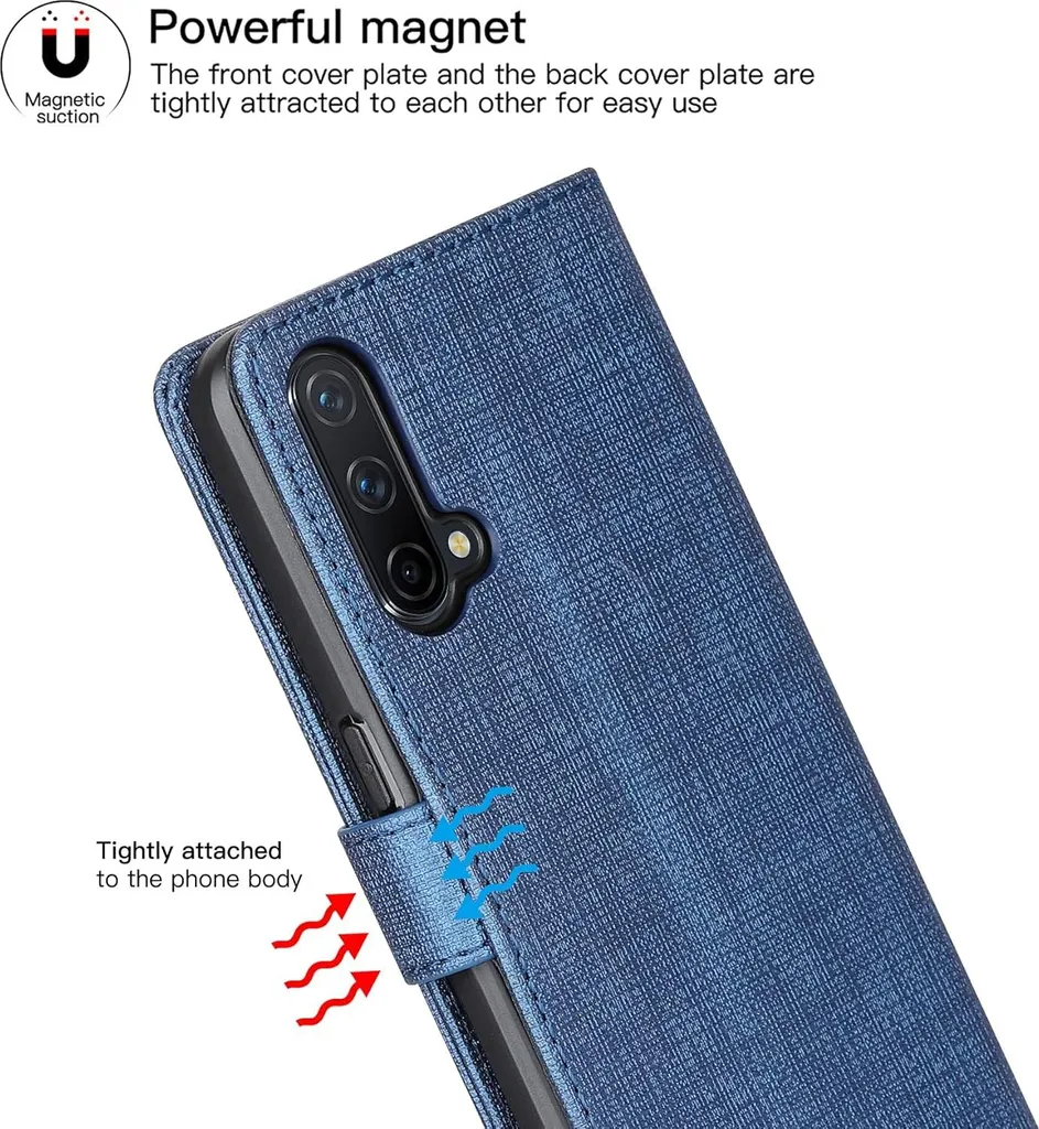 Custodia Morbida RankOne In Silicone TPU Per OnePlus Nord (6.44 Pollici), Colore Blu Zaffiro, Antiurto