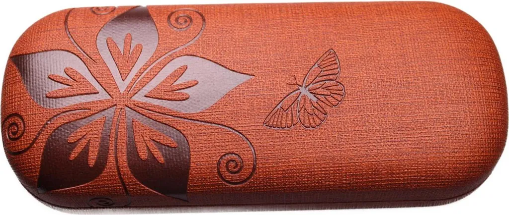 Naxos Custodia Occhiali Marrone Rigida: Testata per Resistenza e Praticità