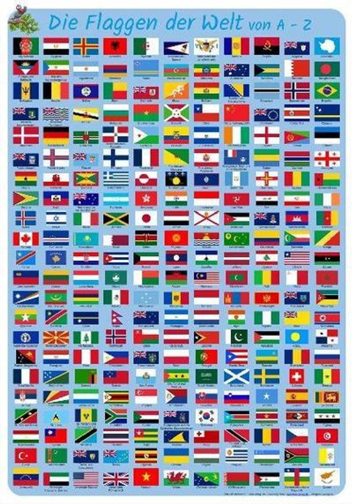 Le bandiere del mondo dalla A alla Z Immagine del prodotto 