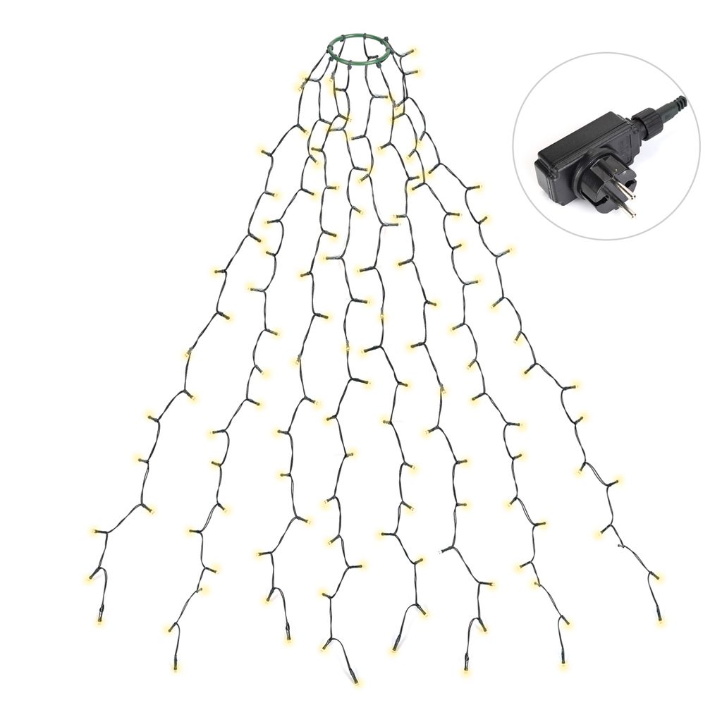 Salcar 8 x 1.5m 200er LED Lichterkette Produktbild 
