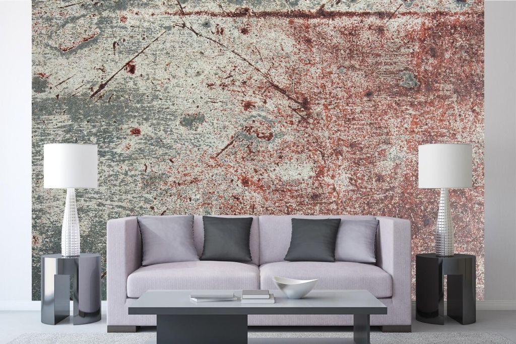 Vlies Fototapete ALTE BEMALTE WAND 375 x 250 cm (inkl. Kleister) - Vlies Tapete, Wandtapete, Wandbilder - Tapete für Wohnzimmer Schlafzimmer, Bür...