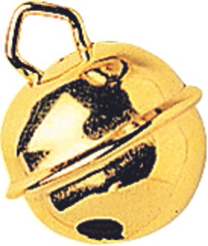 Metallglöckchen 15mm Durchmesser goldfarben VE=5x5 Stück