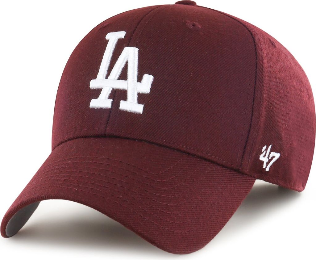 47 Brand Relaxed Fit Cap - MLB Los Angeles Dodgers maroon