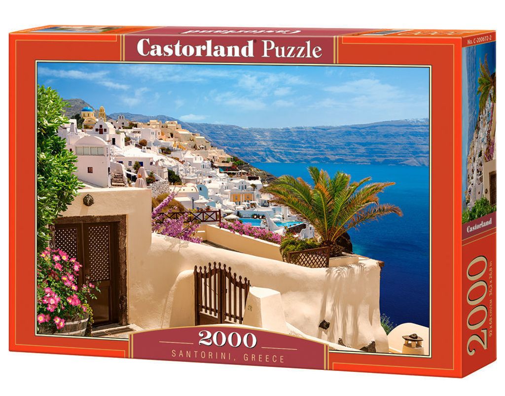 Castorland Santorini, Greece 2000 pcs, 2000 Stück(e), Produktbild 