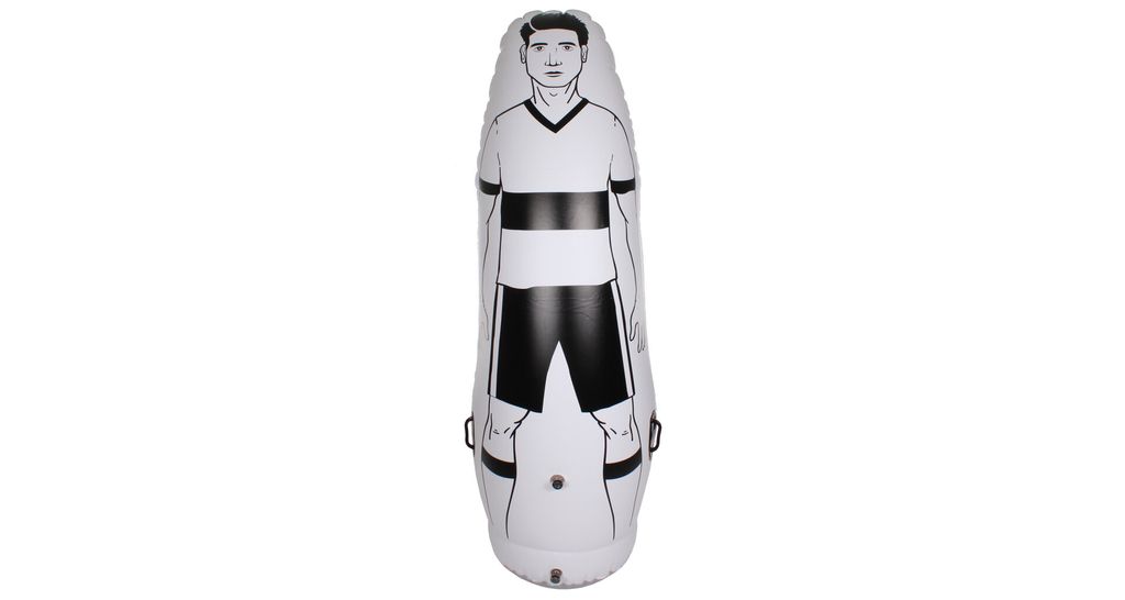 Training Dummy Trainingspuppe, aufblasbar weiß-schwarz Produktbild 