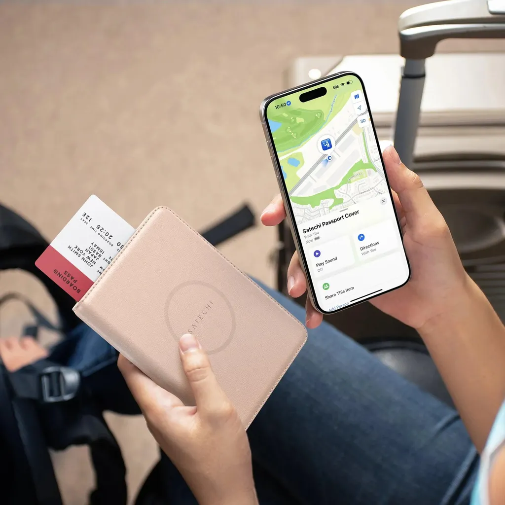Satechi FindAll Custodia Passaporto RFID Rosa: Viaggia Organizzato - 11