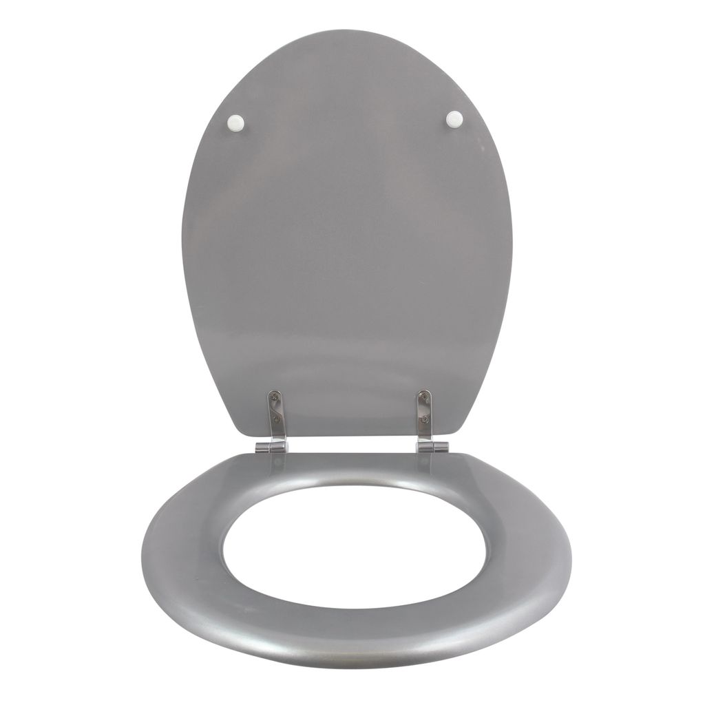 MSV Sedile per WC MDF argento Immagine del prodotto 