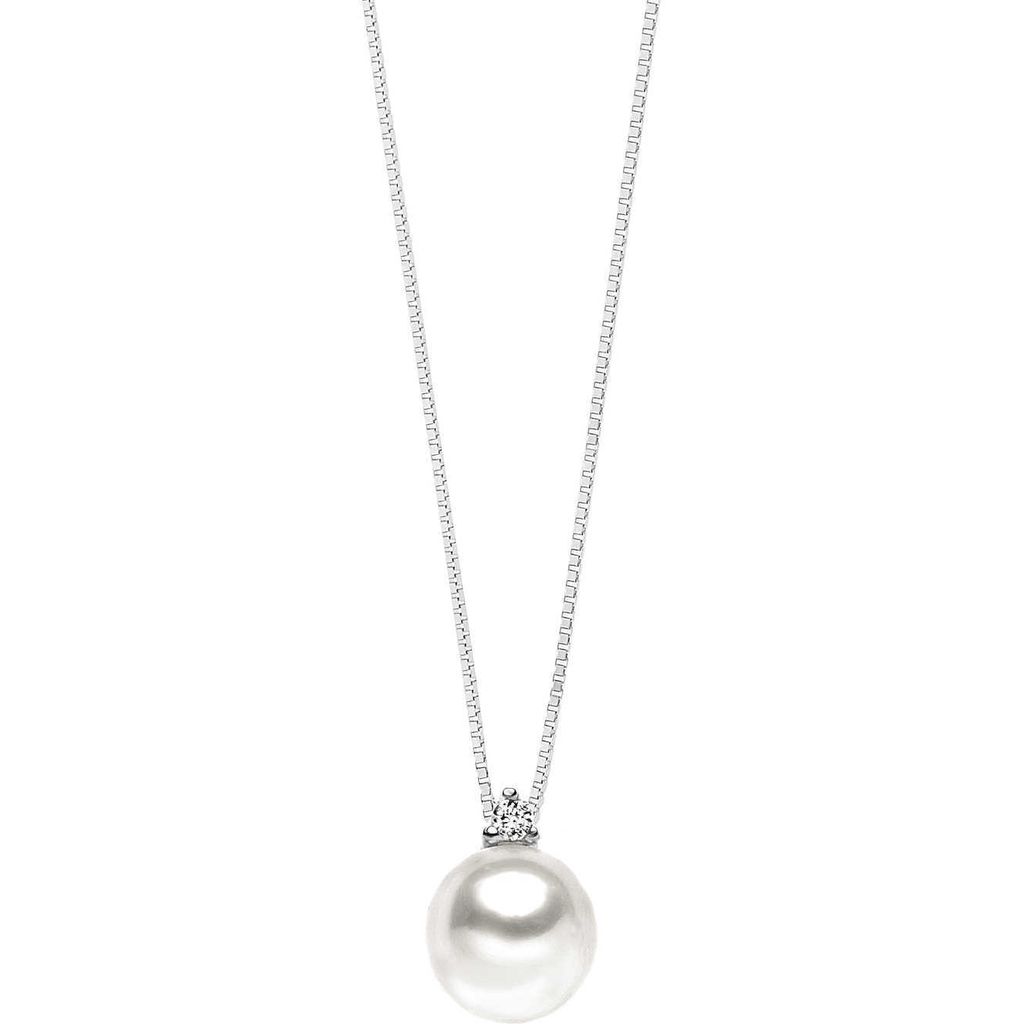 Halsketten Mit Anhӓnger Comete Silber Kollektion Perle - frau