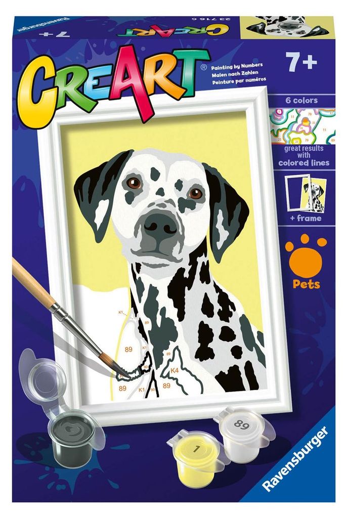 Ravensburger CreArt Malen nach Zahlen – Dalmatiner