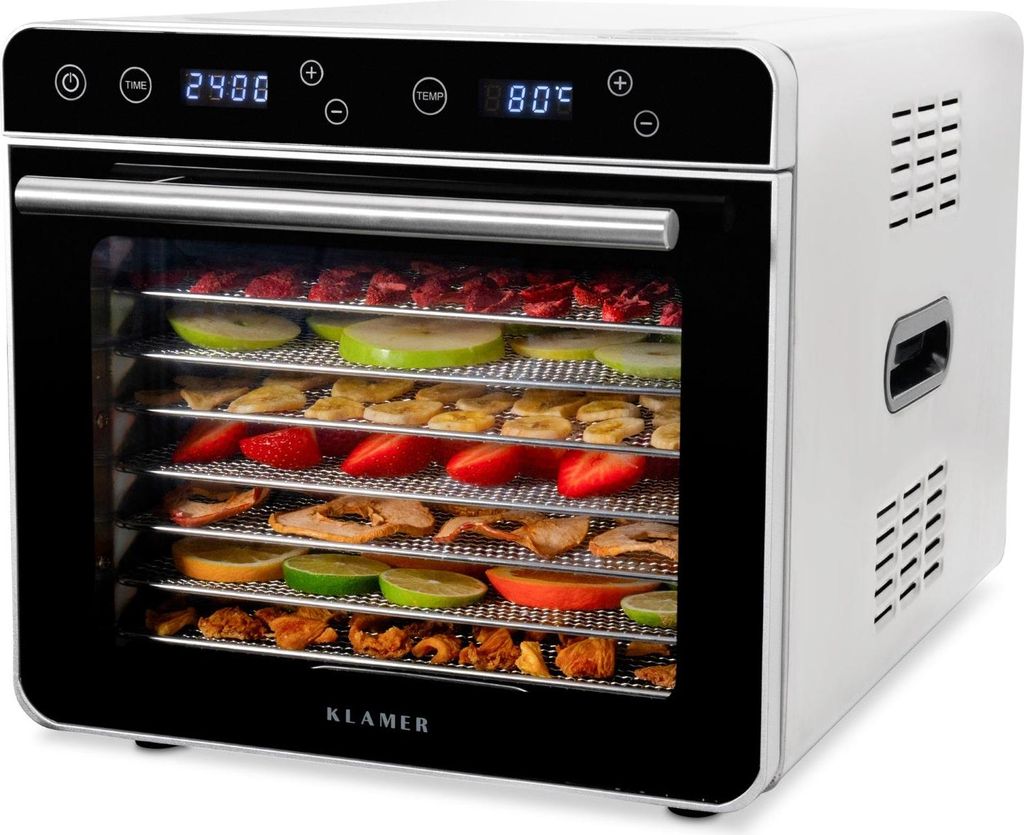 KLAMER Premium Dörrautomat XL 700W, 24h-Timer und 35-80°C Produktbild 