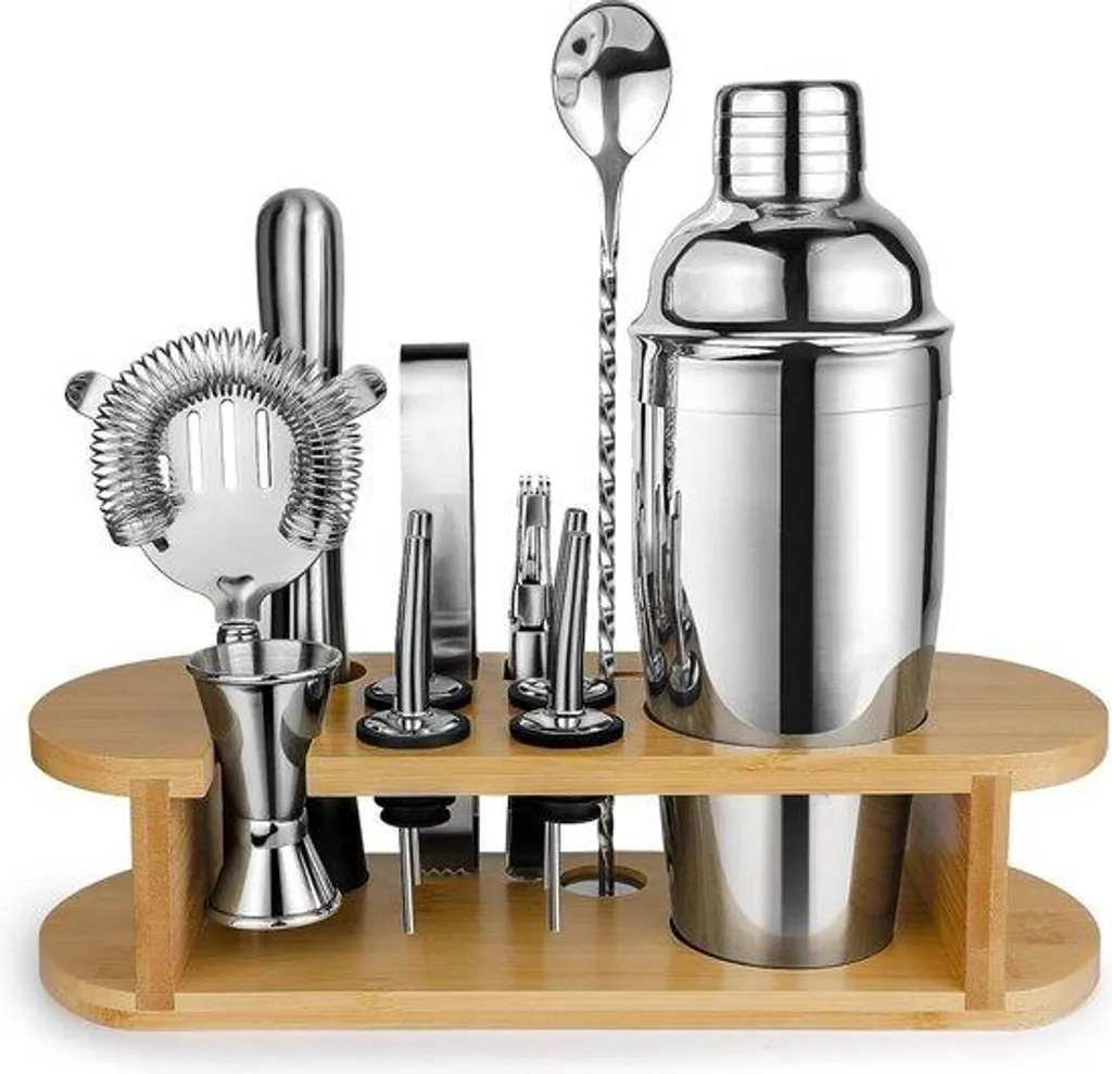 Idée Cadeau Cocktail : Set de Bar Complet pour Hommes et Femmes 12 Pièces
