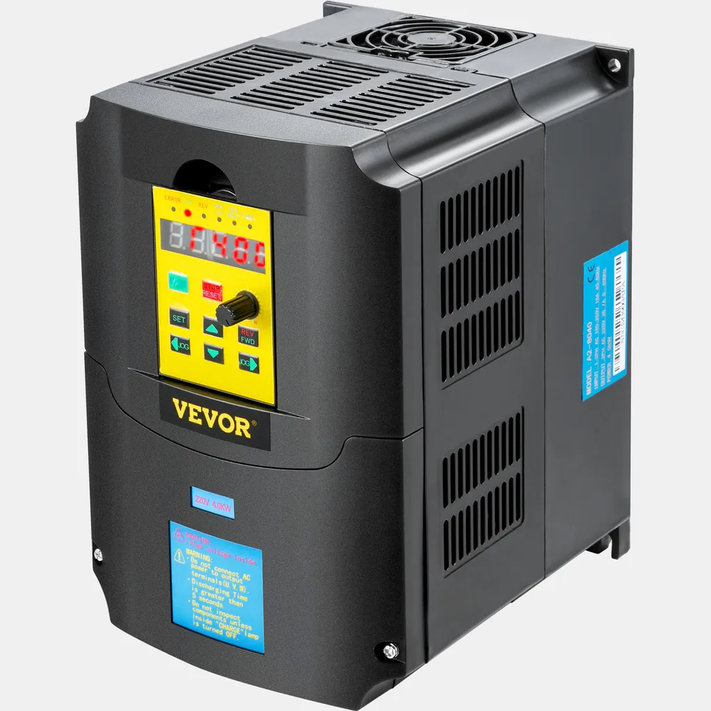 Inverter VEVOR VFD 4kW 220V - Convertitore Frequenza per Motori CNC