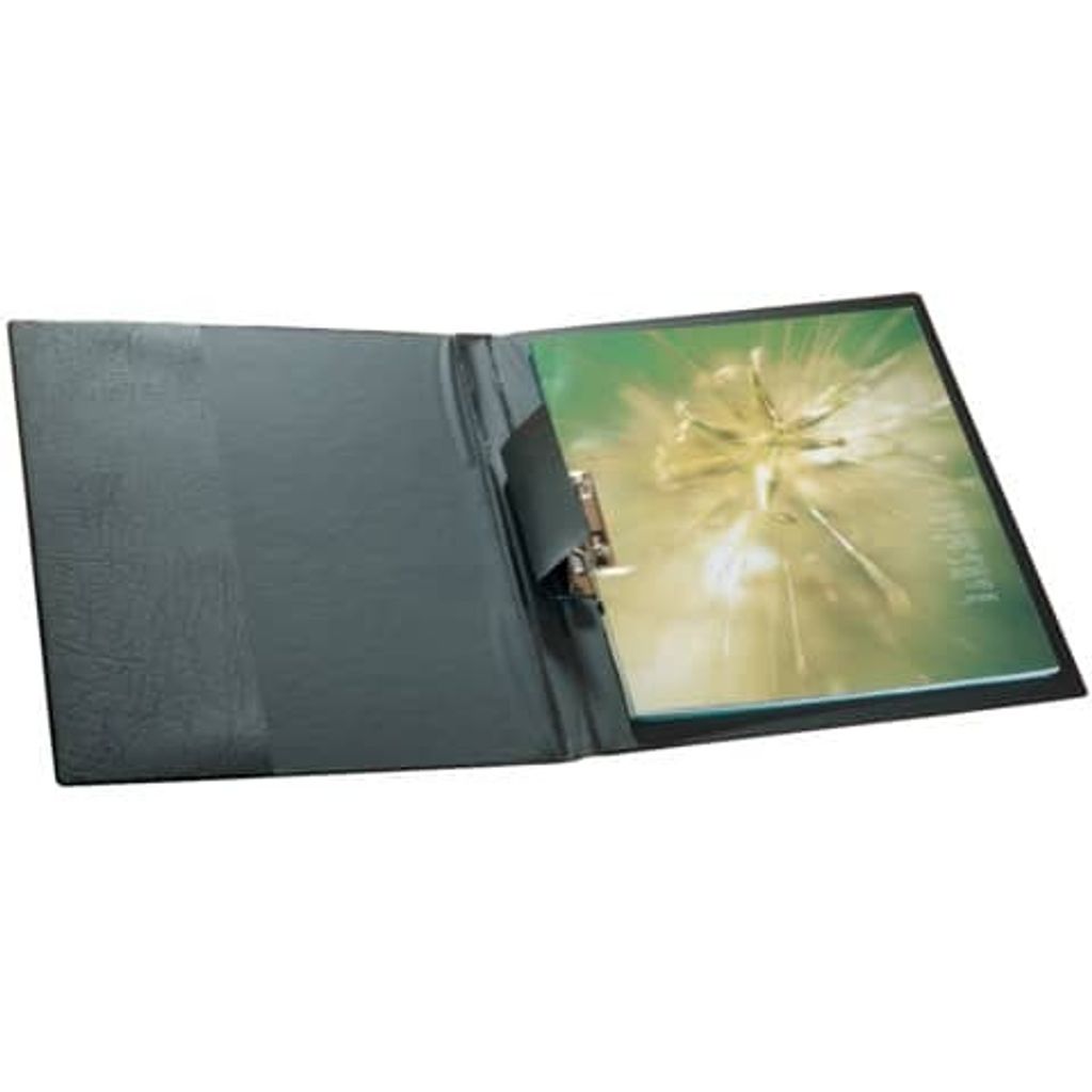 DURABLE Klemmhebelmappe mit Innentasche, 223001 schwarz Produktbild 
