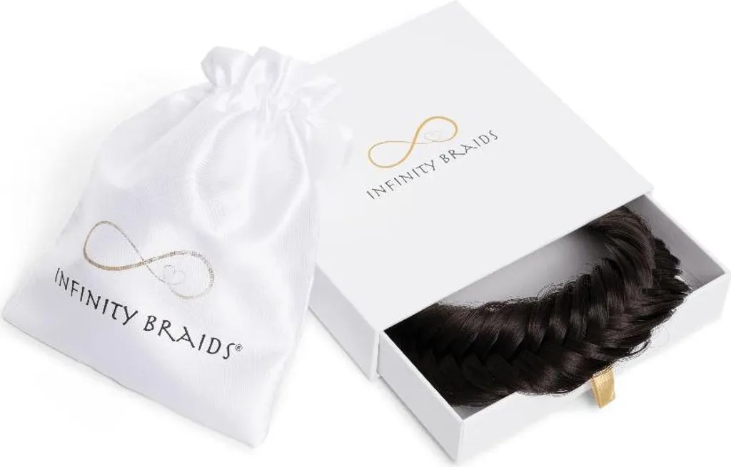 Tresse Infinity Jolie Queue de Poisson Espresso Smoke Volume et Soie