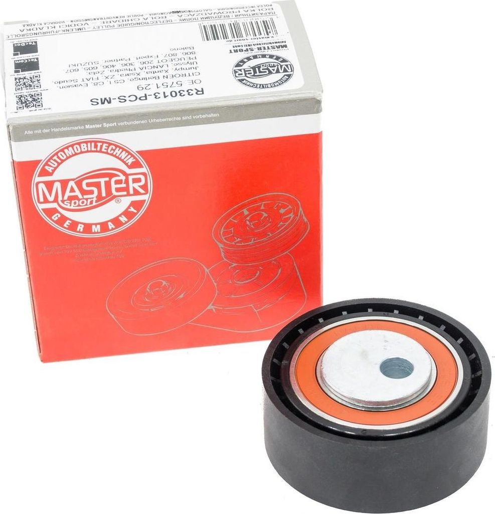 MASTER-SPORT R33013-PCS-MS Spannrolle, Flachriemen links, mitte, rechts, unten für CITROËN ZX (N2)