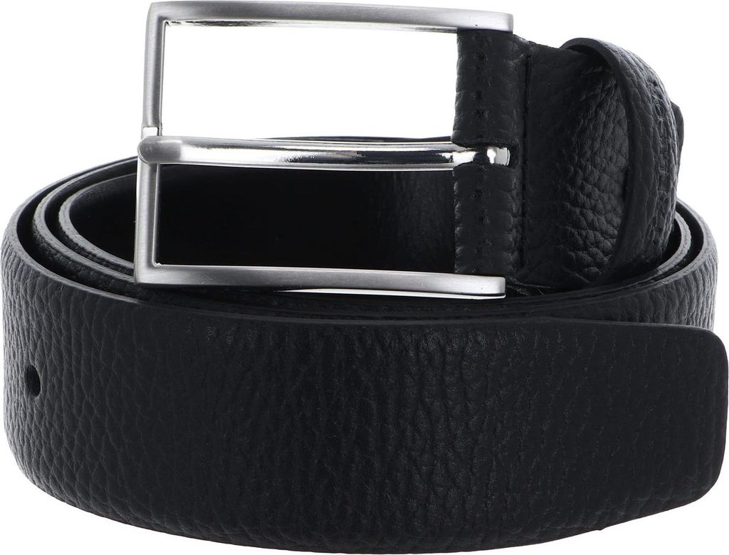 strellson Gürtel Leather Belt 3,5 W85 Black schwarz