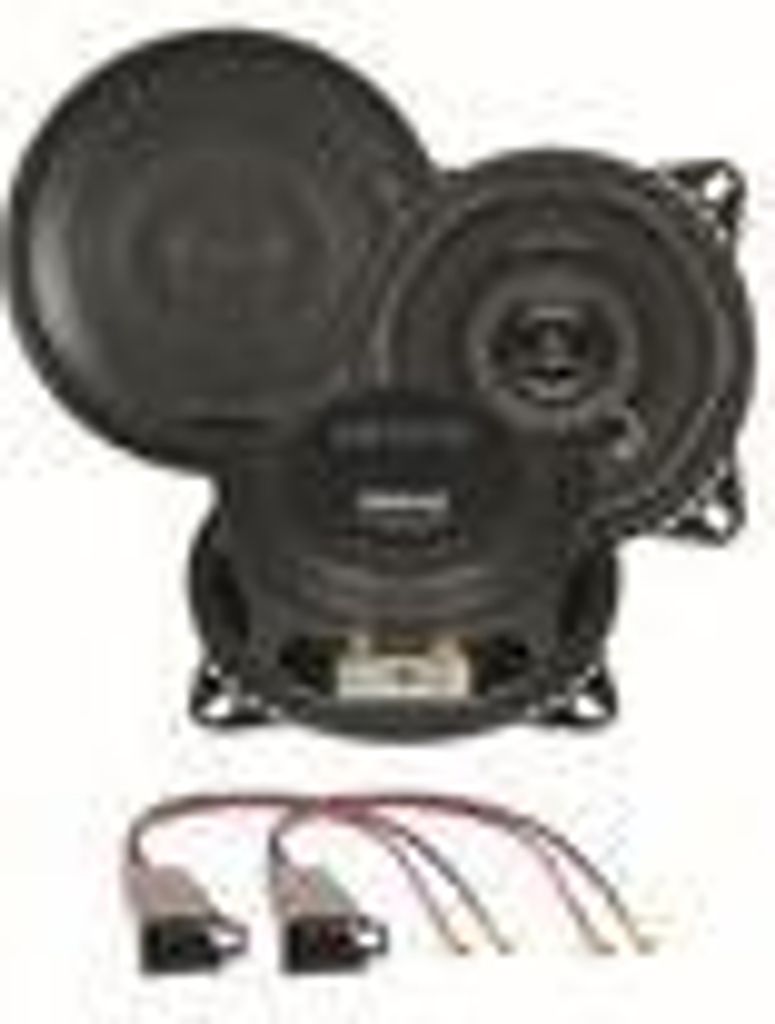 CRUNCH DSX42 10 cm 2 Wege Koaxial Lautsprecher Einbauset für Golf 3 Polo 6N Vento