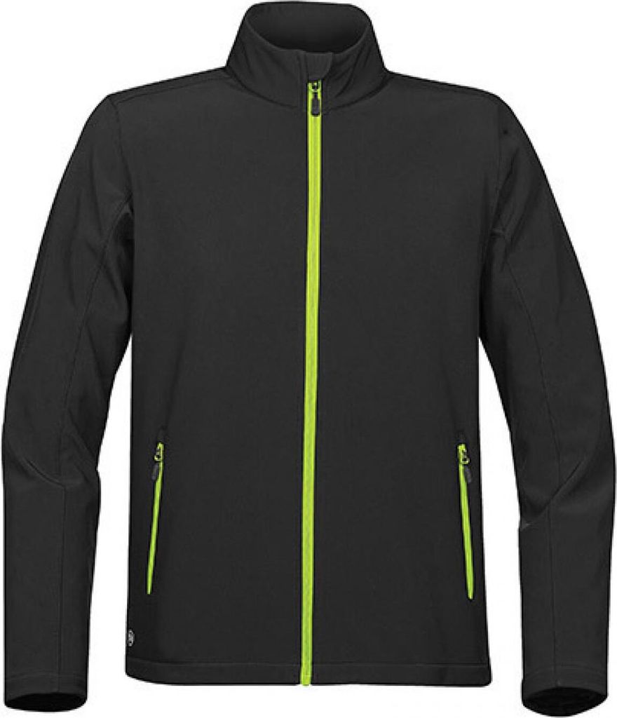 Stormtech KSB-1 | Herren Jacke Mens Orbiter Softshell Jacket - Farbe: Black/Kiwi - Größe: M
