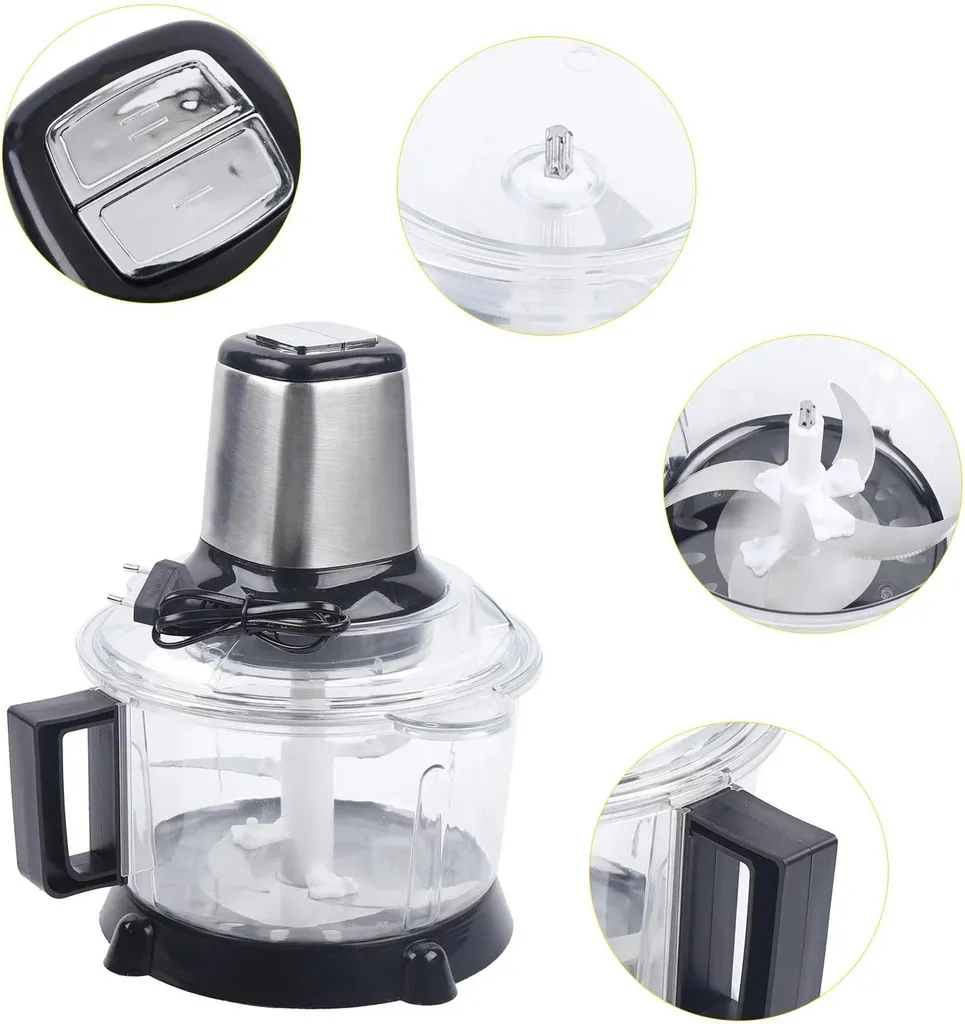 Broyeur de cuisine 5L haute performance - 10 000 tr/min et 4 lames