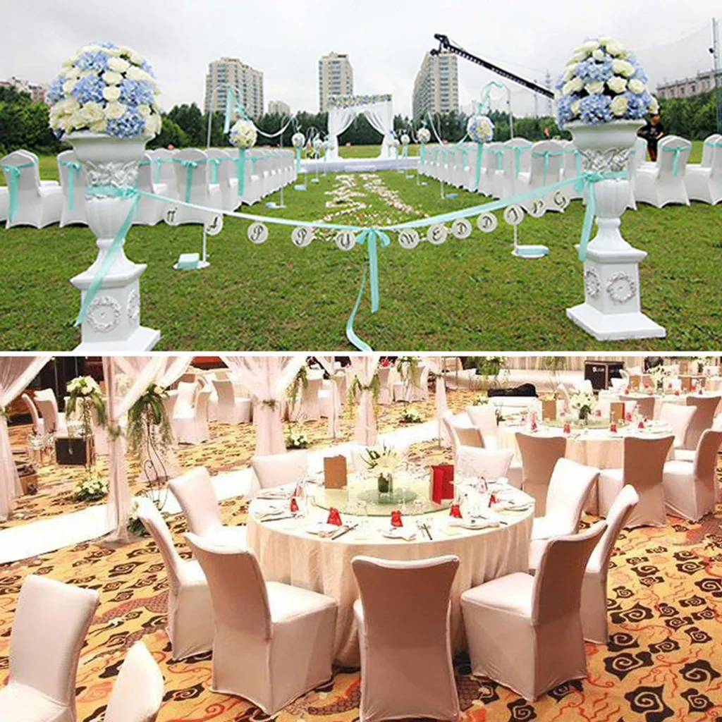 Set 50 Coprisedia Yakimz Spandex Bianco 90x45x45 cm Moderni - 3