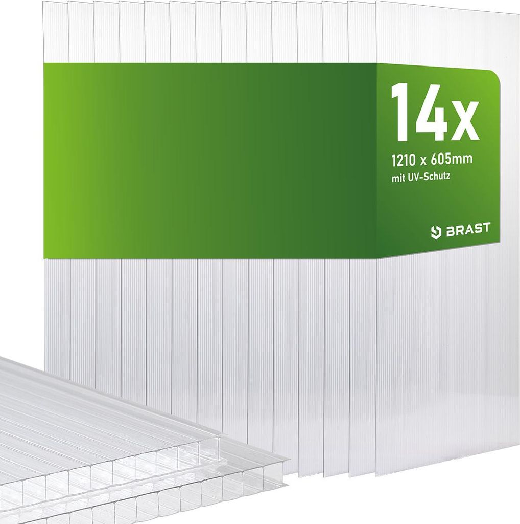 BRAST Doppelstegplatten Hohlkammerplatten 6mm | Produktbild 