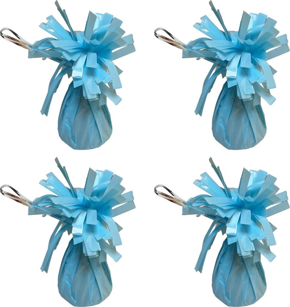 4 Stück goldene, metallische Ballongewichte, wiederverwendbare, rutschfeste Ballonanhänger, für Abschlussfeiern, Weihnachtshochzeitsdekoration