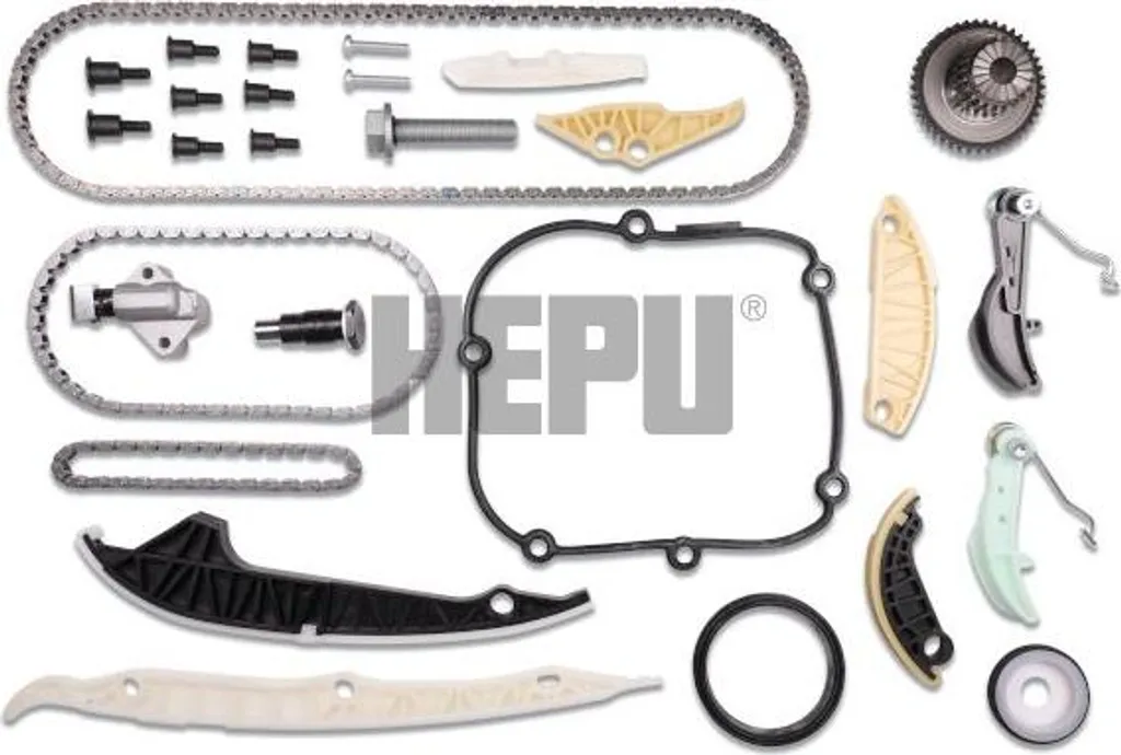 Kit Chaine Distribution HEPU 21-0407 - Anti Bruit Moteur & Casse A3 Q5
