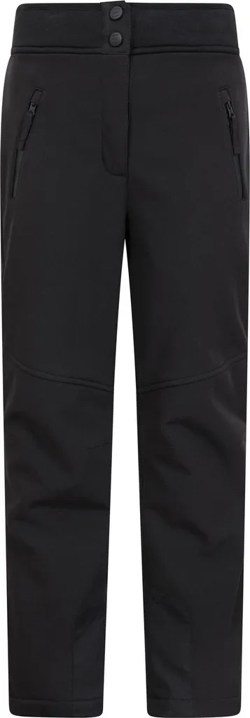 Pantalon de ski pour enfants noir en taille 158 cm pour les pistes