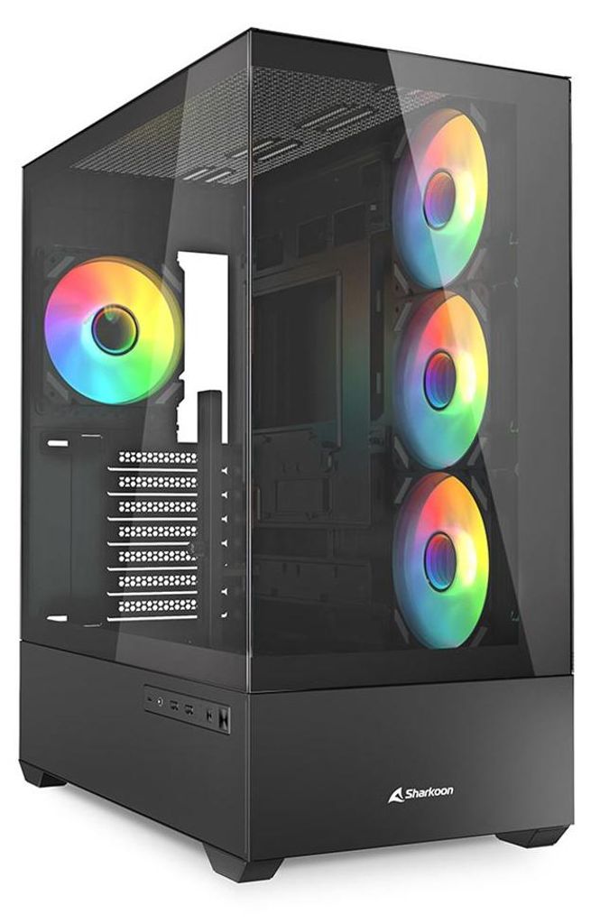 AK6 RGB (schwarz, Tempered Glass x 2)