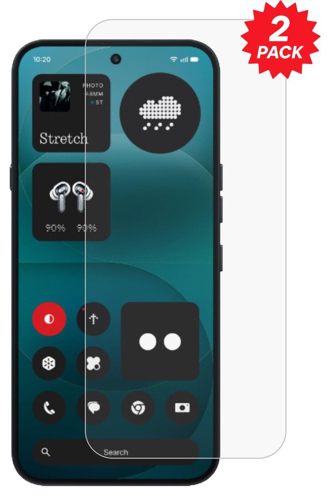 2x Schutzglas Displayschutz für Nothing Phone 4a 9H Hartglas Anti Kratzer HD