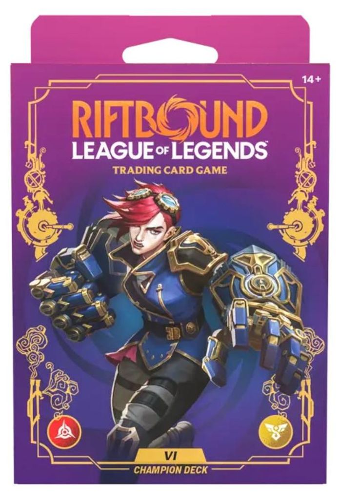 Riftbound Unleashed Vi Champion Deck Englisch Produktbild 