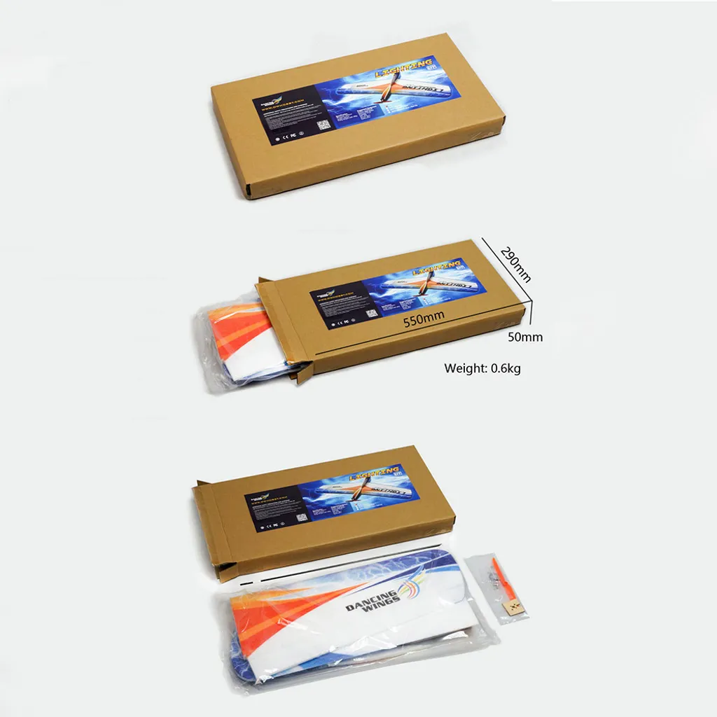 Dancing Wings Hobby E1101 Eclairage 1060mm Wing RC Avion EPP KIT