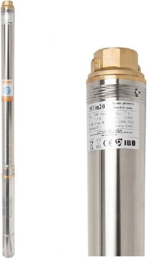 IBO | Pompa Głębinowa 3" STM 20 - 1,1 kW - Kabel 20 m - Zdjęcie produktu 