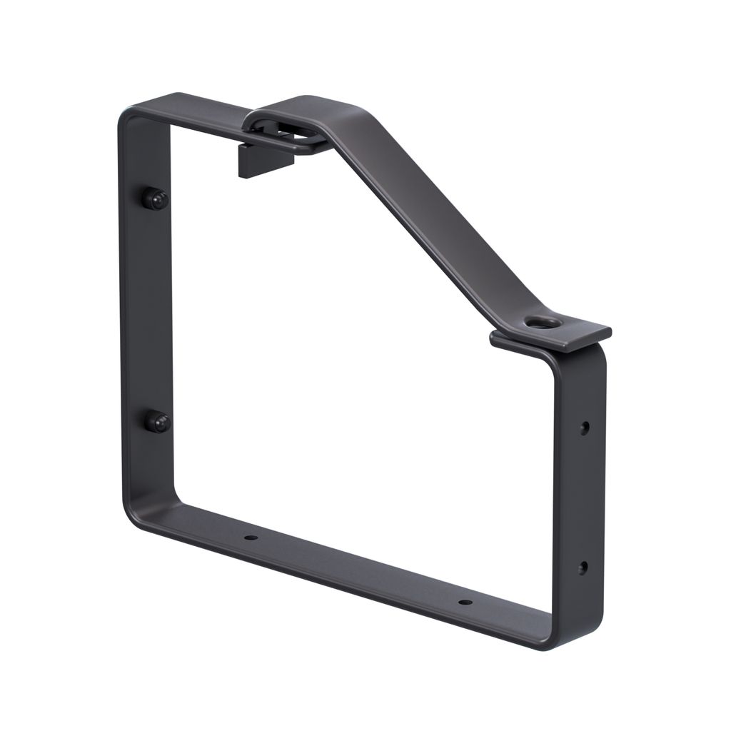 Leiter Wandhalterung Universal - Niedriges Profil, Schwarz, Strapazierfähig